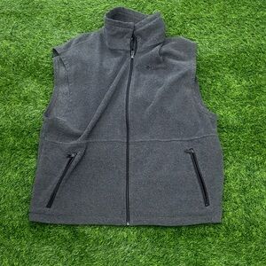 Columbia Men's Gray Fleece Vest XL